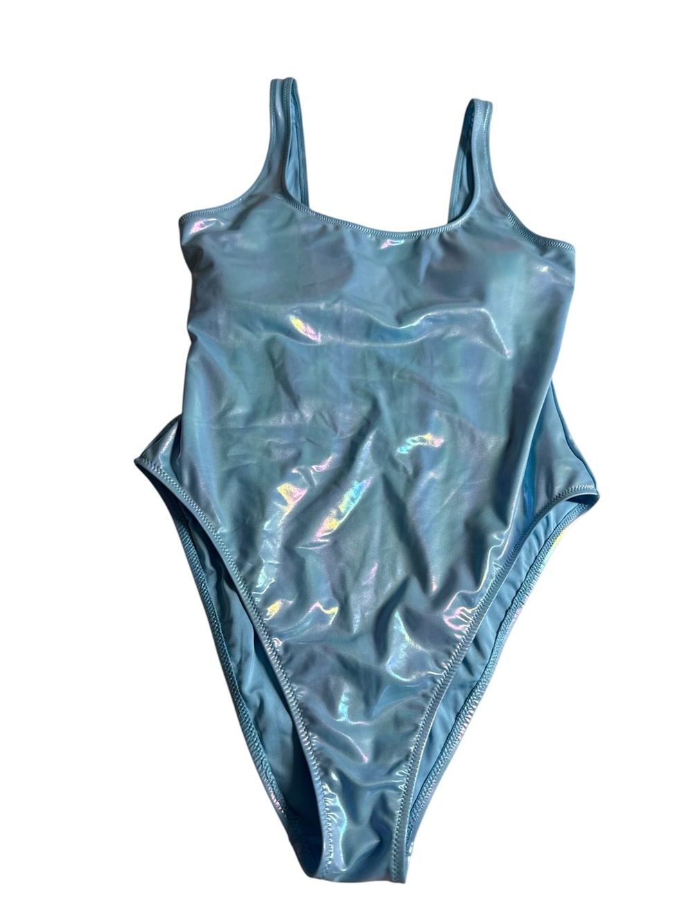 aerie  Iridescent‎ Light Blue One-Piece Swimsuit